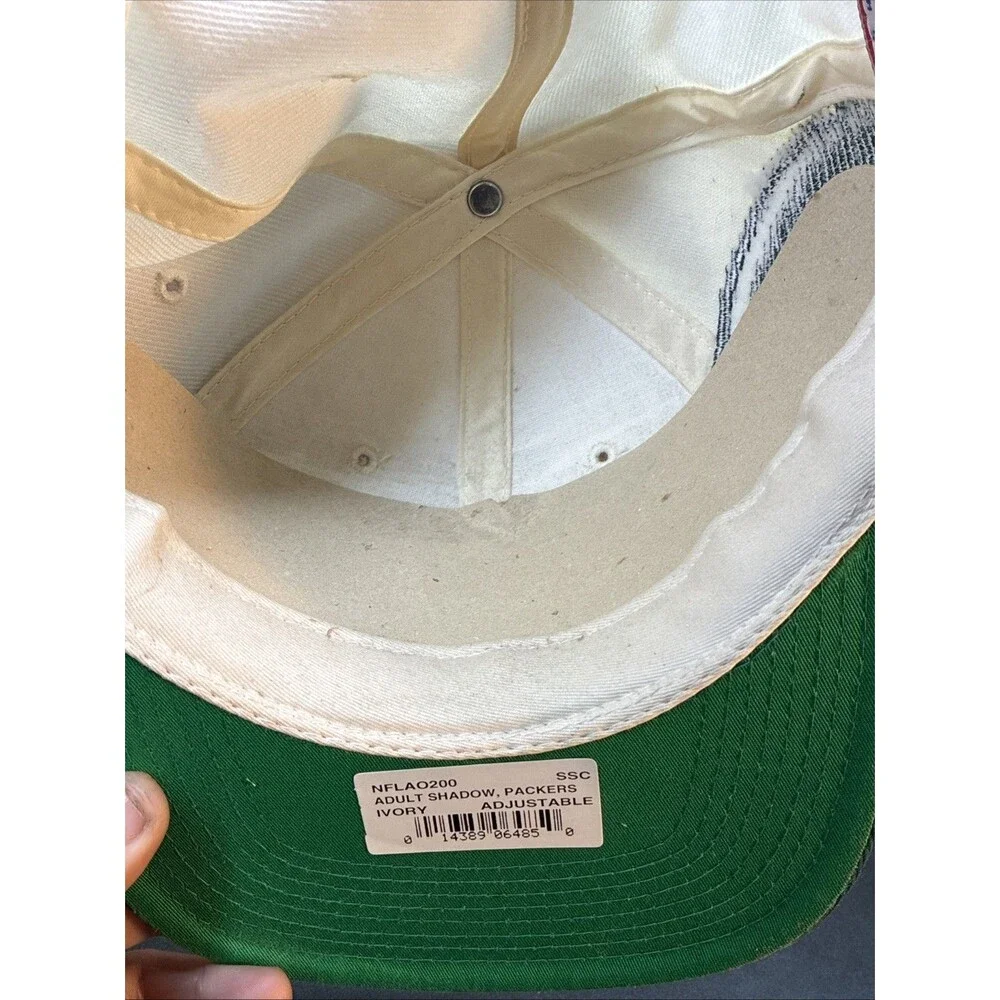 90s Green Bay Packers Sports Specialties Shadow Laser Snapback NFL Hat cap rare - Picture 8 of 10